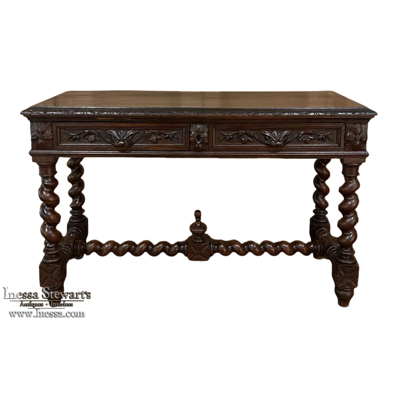 19th Century French Renaissance Writing Table ~ Desk ~ Sofa Table
