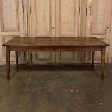 19th Century Country French Sycamore Farm Table