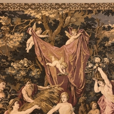 Antique French Tapestry by Gobelins of Paris