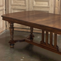 19th Century French Louis XVI Walnut Dining Table