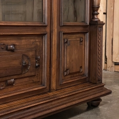 19th Century French Neoclassical Walnut Barrister's Bookcase