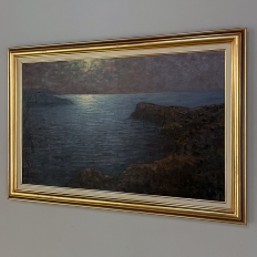 Antique Framed Oil Painting on Canvas by Dieudonne Jacobs (1887-1967)