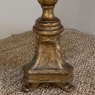 Antique Italian Neoclassical Gilded Faux-Marble Lamp Table