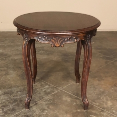 Antique French Louis XV Fruitwood End Table ~ Gueridon
