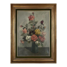 Mid-Century Framed Oil Painting on Canvas by Kairis