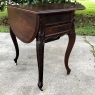 19th Century French Louis Philippe Rosewood Drop Leaf End Table