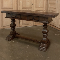 Rustic Flip-Top Sofa Table ~ Dining Table