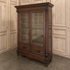 19th Century French Louis XVI Rosewood Bookcase