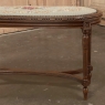 19th Century French Louis XVI Petite Banquette ~ Bench with Needlepoint