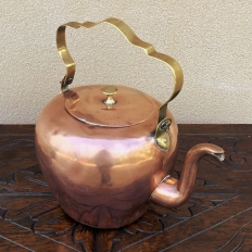 18th Century Copper Tea Kettle
