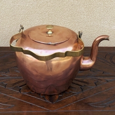 18th Century Copper Tea Kettle