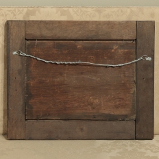 Antique Arts & Crafts Period Framed Oil Painting on Board