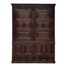 18th Century Spanish Two-Tiered Armoire ~ Wardrobe