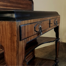 French Art Deco Rosewood Marble Top Buffet