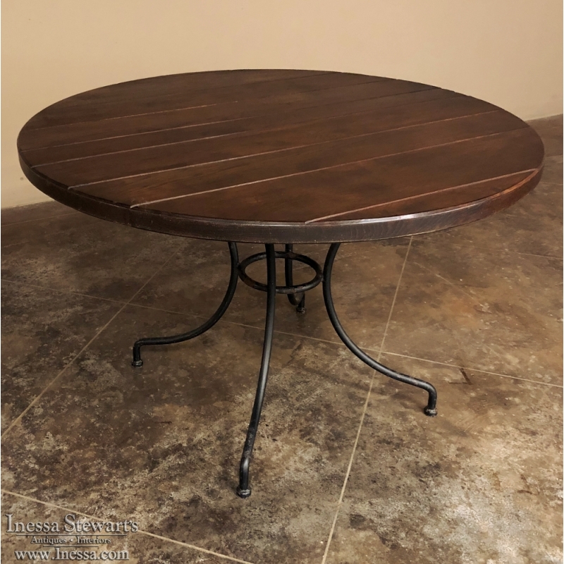 Mid-Century Round Dining Table ~ Game Table