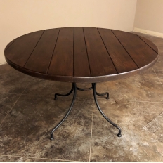 Mid-Century Round Dining Table ~ Game Table
