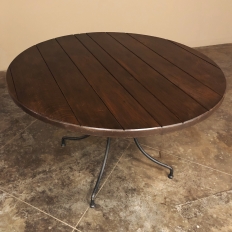 Mid-Century Round Dining Table ~ Game Table