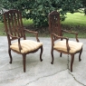 Set of 12 Antique Louis XV Dining Chairs includes 2 Armchairs