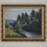 Antique Framed Oil Painting on Canvas by Xavier Wurth (1869-1933)