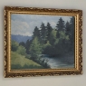 Antique Framed Oil Painting on Canvas by Xavier Wurth (1869-1933)
