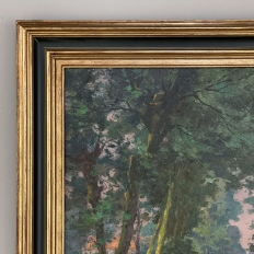 Antique Framed Oil Painting by Marcel Lizen (1887-1946)