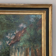 Antique Framed Oil Painting by Marcel Lizen (1887-1946)