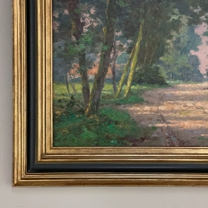 Antique Framed Oil Painting by Marcel Lizen (1887-1946)