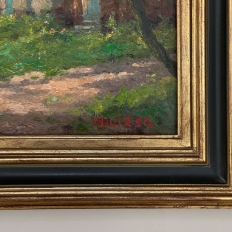 Antique Framed Oil Painting by Marcel Lizen (1887-1946)