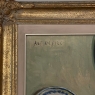 Antique Framed Oil Painting on Canvas by Alfred Defize (1873-1944)