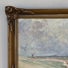 Antique Framed Oil Painting on Panel by Ludovic Janssen (1888-1954)