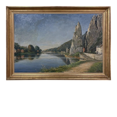 Framed Oil Painting on Canvas by Andre Fecherolle (1911-)
