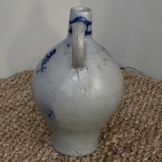 Antique Hand-Painted Earthenware Jug