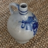 Antique Hand-Painted Earthenware Jug