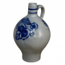 Antique Hand-Painted Earthenware Jug