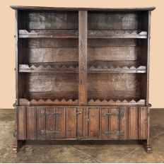 Early 18th Century Rustic Spanish Open Bookcase