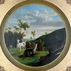 Pair 18th Century Framed Oil Paintings by P. J. Boquet (1751-1817)