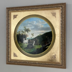 Pair 18th Century Framed Oil Paintings by P. J. Boquet (1751-1817)