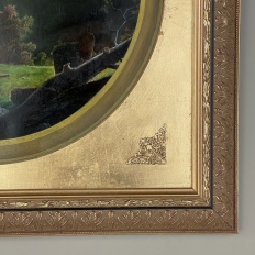 Pair 18th Century Framed Oil Paintings by P. J. Boquet (1751-1817)