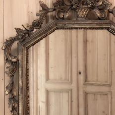 Antique Italian Neoclassical Louis XVI Painted Mirror