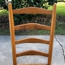 Set of 6 Country French Ladder Back Rush Seat Dining Chairs