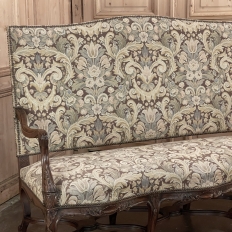 Antique French Louis XV Canape ~ Sofa with Tapestry Upholstery