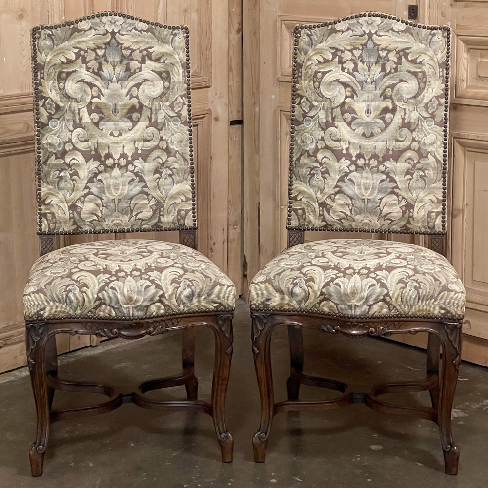 Antique French Louis XV Tapestry Armchair Available For Immediate