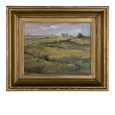 Antique Framed Oil Painting on Board by Jean Muller (1904-1977)