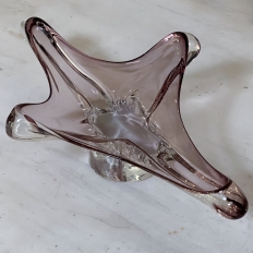 Mid Century Italian Murano Glass Centerpiece Bowl