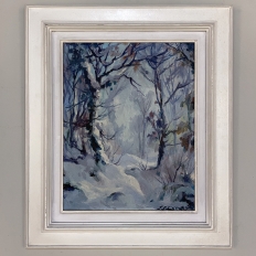 Framed Oil Painting on Canvas by L. Reymen