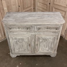 18th Century French Louis XVI Whitewashed Buffet ~ Cabinet
