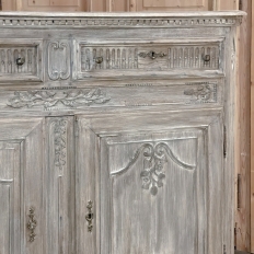 18th Century French Louis XVI Whitewashed Buffet ~ Cabinet