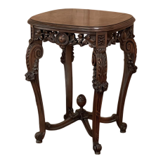 19th Century French Louis XIV Walnut End Table