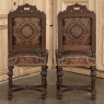 Set of Six 19th Century Napoleon III Chairs includes 2 Armchairs