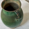 Antique French Greenn Glazed Earthenware Pot / Jardiniere